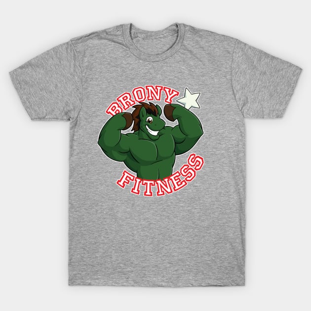 Brony Fitness - Sgt. Stampede T-Shirt by Dustykatt